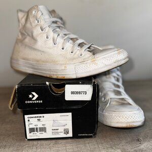 White Converse All Stars Men's Size 8